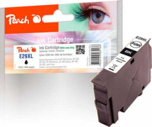 Peach PI200-408 Druckerpatrone Hohe (XL-) Ausbeute Schwarz