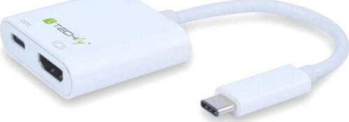 Techly IADAP-USB31-HU31 USB-Grafikadapter 3840 x 2160 Pixel Weiß