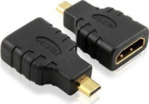 Techly IADAP-HDMI-MD Kabeladapter Micro HDMI D Schwarz