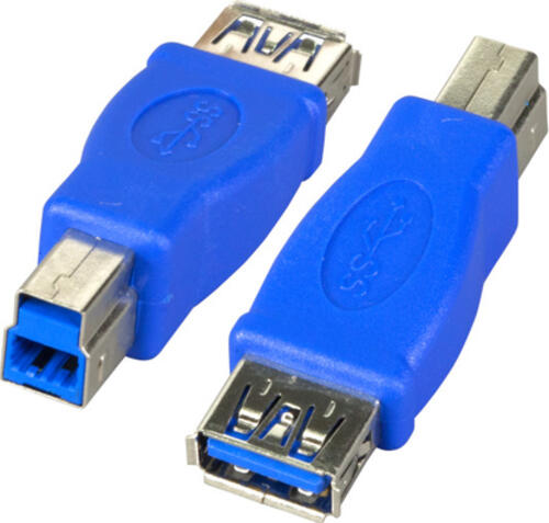 EFB Elektronik EB547 Kabeladapter USB 3.0 B USB 3.0 A Blau