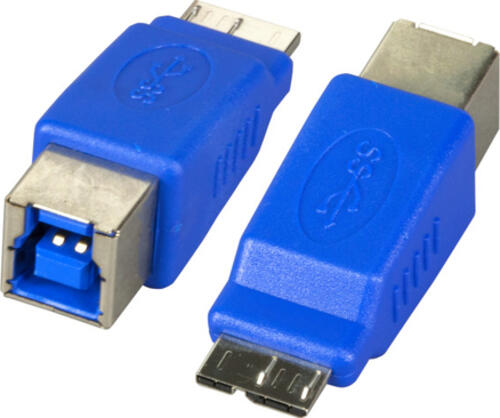 EFB Elektronik EB549 Kabeladapter USB 3.0 B Micro-USB 3.0 B Blau