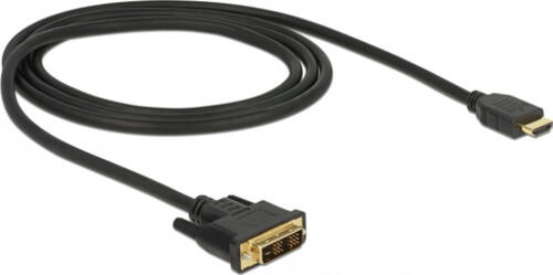 DeLOCK 85582 Videokabel-Adapter 1 m HDMI Typ A (Standard) DVI-D Schwarz