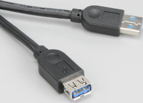 Akasa USB 3.0 cable Ext USB Kabel 1,5 m Schwarz