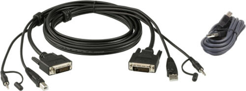 ATEN 1,8 M USB DVI-D Dual-Link Secure KVM Kabel-Set