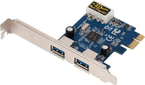 USRobotics 2-Port USB 3.0 Super Speed Schnittstellenkarte/Adapter USB 3.2 Gen 1 (3.1 Gen 1)