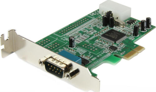 StarTech.com 1 Port Serielle PCI Express RS232 Adapter Karte - Serielle PCIe RS232 Kontroller Karte - PCIe zu Seriell DB9 - 16550 UART - Niedrigprofil-Erweiterungskarte - Windows & Linux