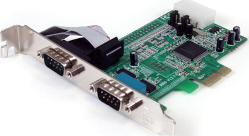 StarTech.com 2 Port Serielle PCI Express RS232 Adapter Karte - Serielle PCIe RS232 Kontroller Karte - PCIe zu Dual Serielle DB9 - 16550 UART - Erweiterungskarte - Windows & Linux