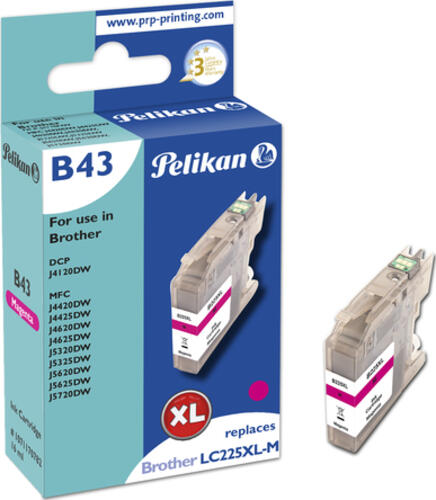 Pelikan B43 Magenta Druckerpatrone 1 Stück(e) Kompatibel Hohe (XL-) Ausbeute