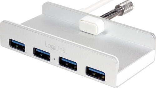 LogiLink UA0300 Schnittstellen-Hub USB 3.2 Gen 1 (3.1 Gen 1) Type-A 5000 Mbit/s Silber