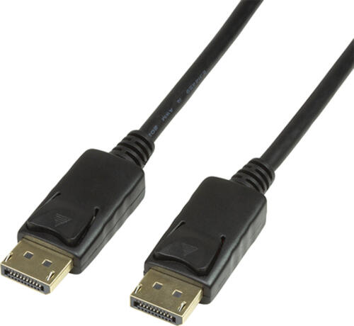 LogiLink CV0076 DisplayPort-Kabel 7,5 m Schwarz