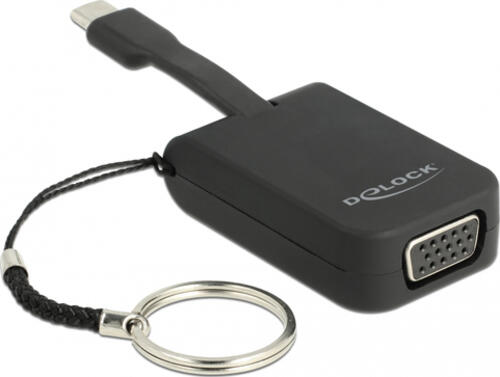 DeLOCK 63941 Videokabel-Adapter 0,03 m USB Typ-C VGA (D-Sub) Schwarz