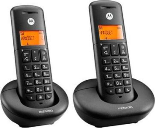 Motorola E202 Duo DECT-Telefon Schwarz