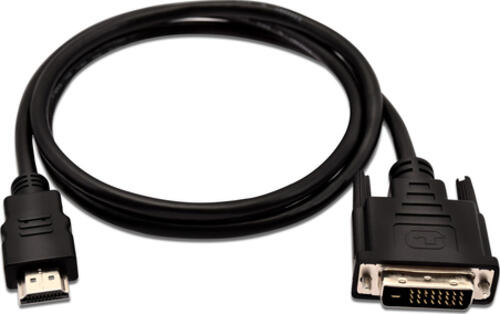 V7 HDMI-Stecker zu DVI-D-Dual-Link-Stecker, 1 Meter, schwarz