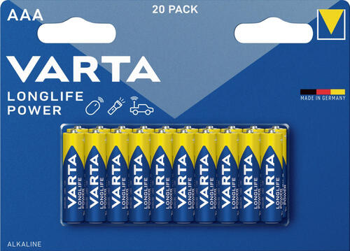 Varta 4903121420 Einwegbatterie AAA Alkali