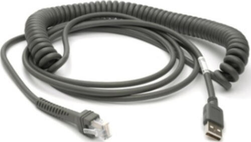Zebra CBA-U09-C15ZAR USB Kabel 4,57 m USB A Grau