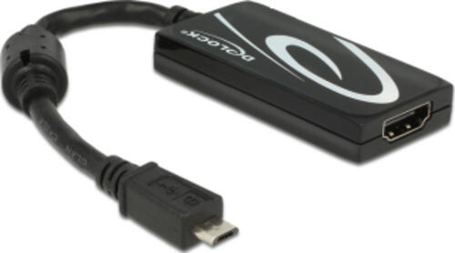 DeLOCK 4043619656431 USB-Grafikadapter 3840 x 2160 Pixel Schwarz