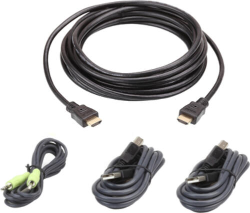 ATEN 3 M USB HDMI Secure KVM Kabel-Set