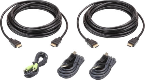 ATEN 3 M USB HDMI Dual Display Secure KVM Kabel-Set