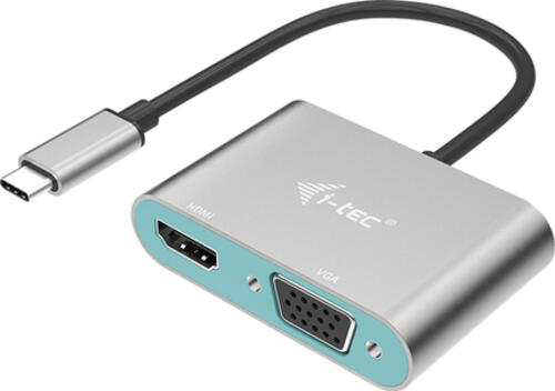 i-tec Metal USB-C HDMI and VGA Adapter