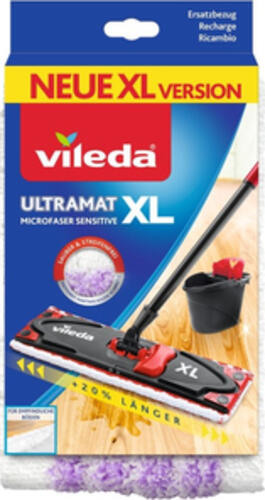 Vileda UltraMat XL Mopp-Nasspads Violett, Weiß