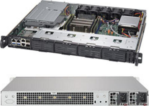 Supermicro SYS-1019D-FRN5TP Server Rack (1U) Intel Xeon D D-2146NT 2,3 GHz 512 GB DDR4-SDRAM 400 W