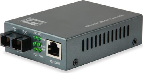 LevelOne FVT-1103 Netzwerk Medienkonverter 100 Mbit/s 1310 nm Einzelmodus Schwarz