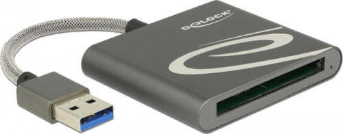 DeLOCK 91525 Kartenleser USB 3.2 Gen 1 (3.1 Gen 1) Grau