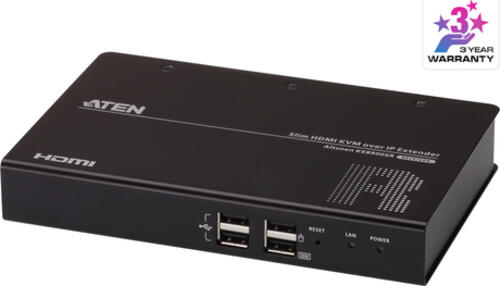 ATEN Slim HDMI Einzeldisplay KVM over IP-Empfänger