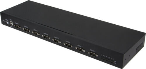 RealPower 284513 Serieller Konverter/Repeater/Isolator USB 2.0 RS-232 Schwarz
