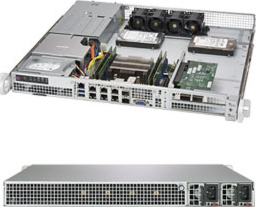 Supermicro SuperServer 1019D-FRN8TP Intel SoC Rack (1U) Silber