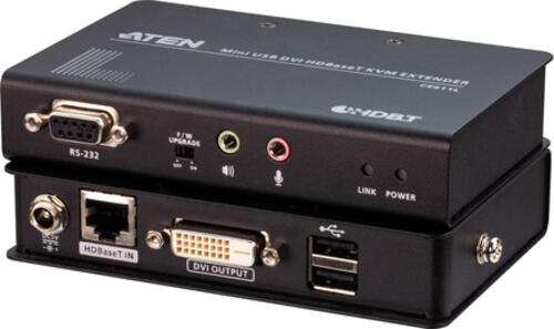 ATEN Mini USB DVI HDBaseT KVM Extender (1920 x 1200 bei 100 m)