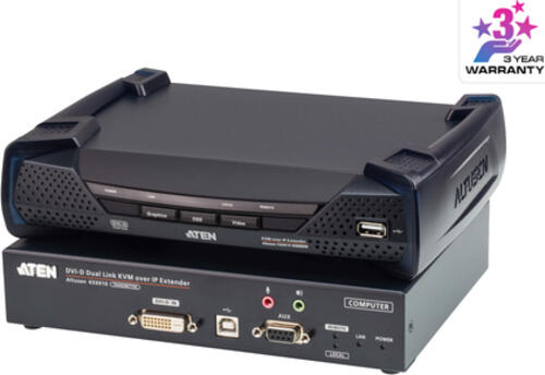 ATEN 2K DVI-D Dual Link KVM over IP Extender