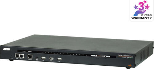 ATEN 16-Port Serieller Konsolen Server mit Dual-Strom/LAN