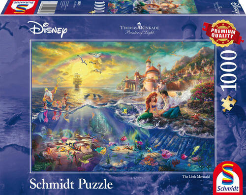 Schmidt Spiele Thomas Kinkade: Disney Kleine Meerjungfrau Arielle