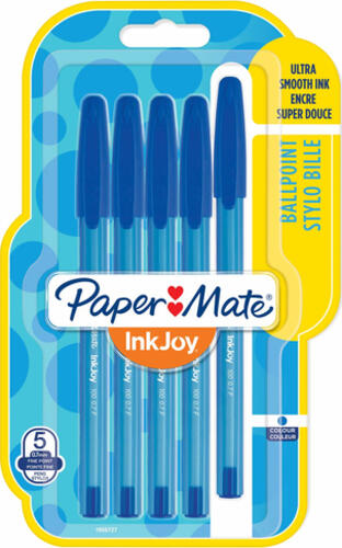 Papermate InkJoy 100 ST Blau Stick-Kugelschreiber Fein 5 Stück(e)