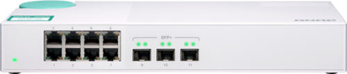 QNAP QSW-308S Netzwerk-Switch Unmanaged Gigabit Ethernet (10/100/1000) Weiß