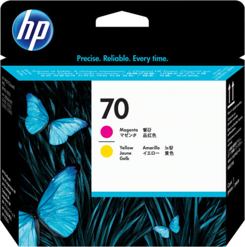 HP 70 Magenta/Gelb DesignJet Druckkopf