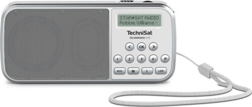 TechniSat TECHNIRADIO RDR Tragbar Analog & Digital Grau, Weiß