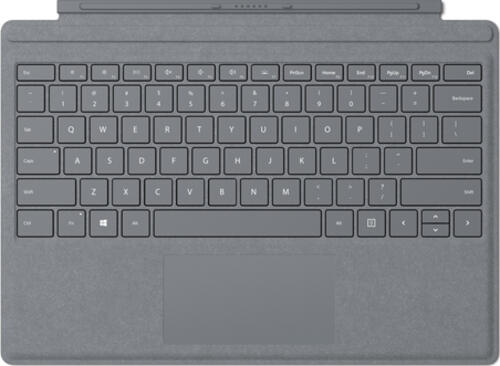 Microsoft Surface Pro Signature Type Cover QWERTZ Deutsch Microsoft Cover port Platin