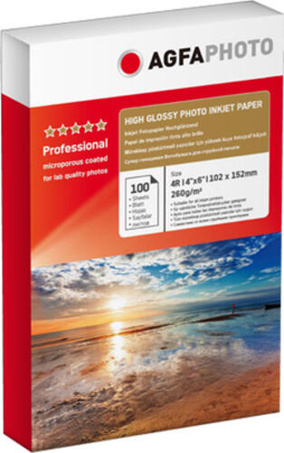 AgfaPhoto Professional Photo Paper 260 g 10x15 cm 100 Blatt