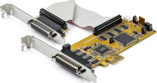 StarTech.com 8 Port Serielle RS232 PCI Express Schnittstellenkarte mit 16550 UART