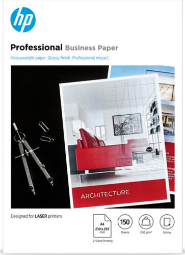 HP Professional Business Papiersorten, Glänzend, 200 g/m2, A4 (210 x 297 mm), 150 Blatt