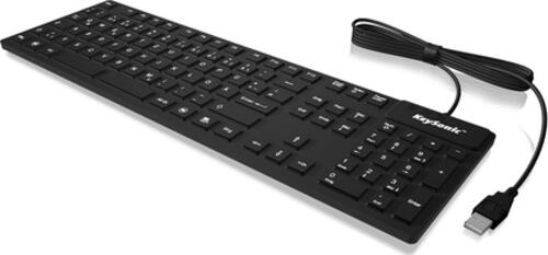 KeySonic KSK-8030IN Tastatur USB QWERTY UK Englisch Schwarz