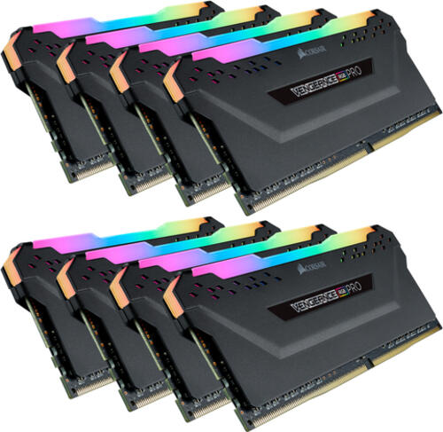 Corsair Vengeance RGB Pro CMW256GX4M8E3200C16 Speichermodul 256 GB 8 x 32 GB DDR4 3200 MHz