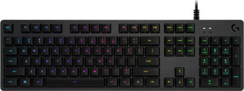 Logitech G G512 CARBON LIGHTSYNC RGB Mechanical Gaming Keyboard with GX Red switches Tastatur USB QWERTZ Deutsch Karbon