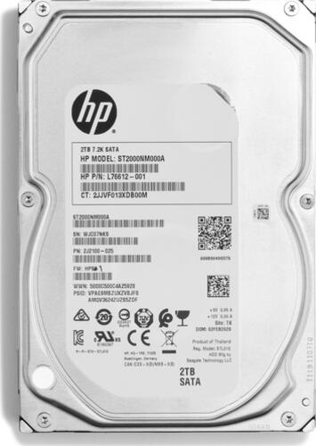 HP Disque dur SMR 2 To 7200 tr/min SATA Interne Festplatte 2 TB 7200 RPM