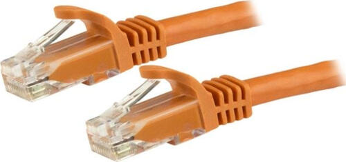 StarTech.com 7,5m CAT6-Kabel - orangenes CAT6-Patchkabel - Snagless RJ45-Steckverbinder - ETL