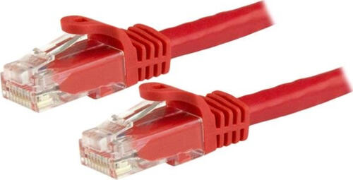 StarTech.com 7,5m CAT6-Kabel - rotes CAT6-Patchkabel - Snagless RJ45-Steckverbinder - ETL