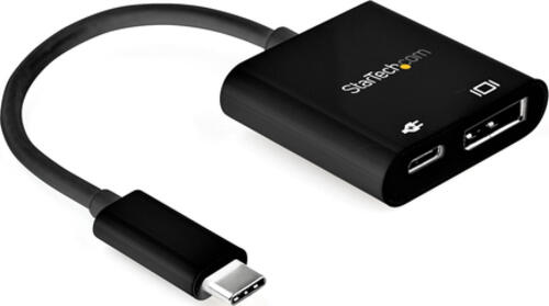 StarTech.com USB-C auf DisplayPort Adapter mit Power Delivery - 8K 60Hz /4K 120Hz USB-C auf DP 1.4 Alt Mode Videoadapter mit 60W PD Pass-Through Laden - HBR3 - Thunderbolt 3 Kompatibel