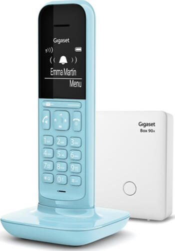 Gigaset CL390A Analoges/DECT-Telefon Blau